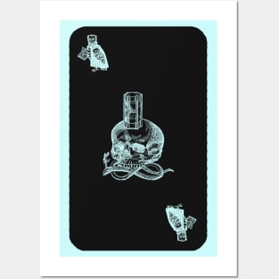 Memento Mori Poker [inverted] Posters and Art